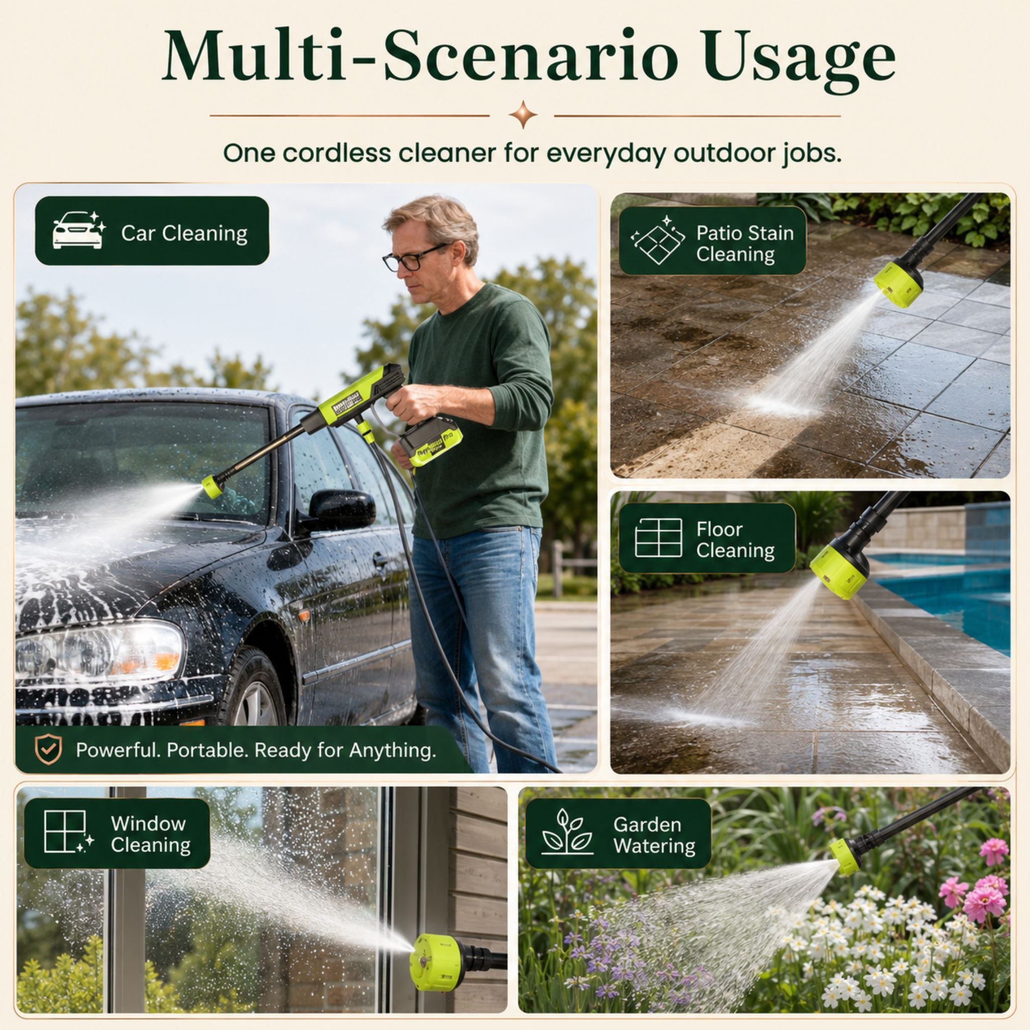 HydroBlast Pro™ 2.0 |  Cordless Pressure Washer