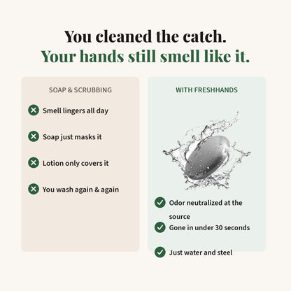 FreshHands™ Stainless Steel Odor Remover Bar