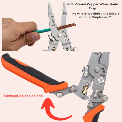 StripMaster™ Multi-Tool Wire Stripper | Precision, Speed, and Effortless Performance in Every Cut
