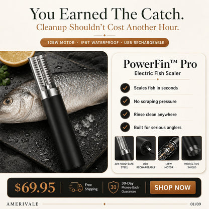 PowerFin™ Pro Electric Fish Scaler
