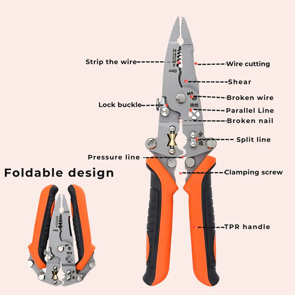 StripMaster™ Multi-Tool Wire Stripper  Precision, Speed, and Effortless Performance in Every Cut