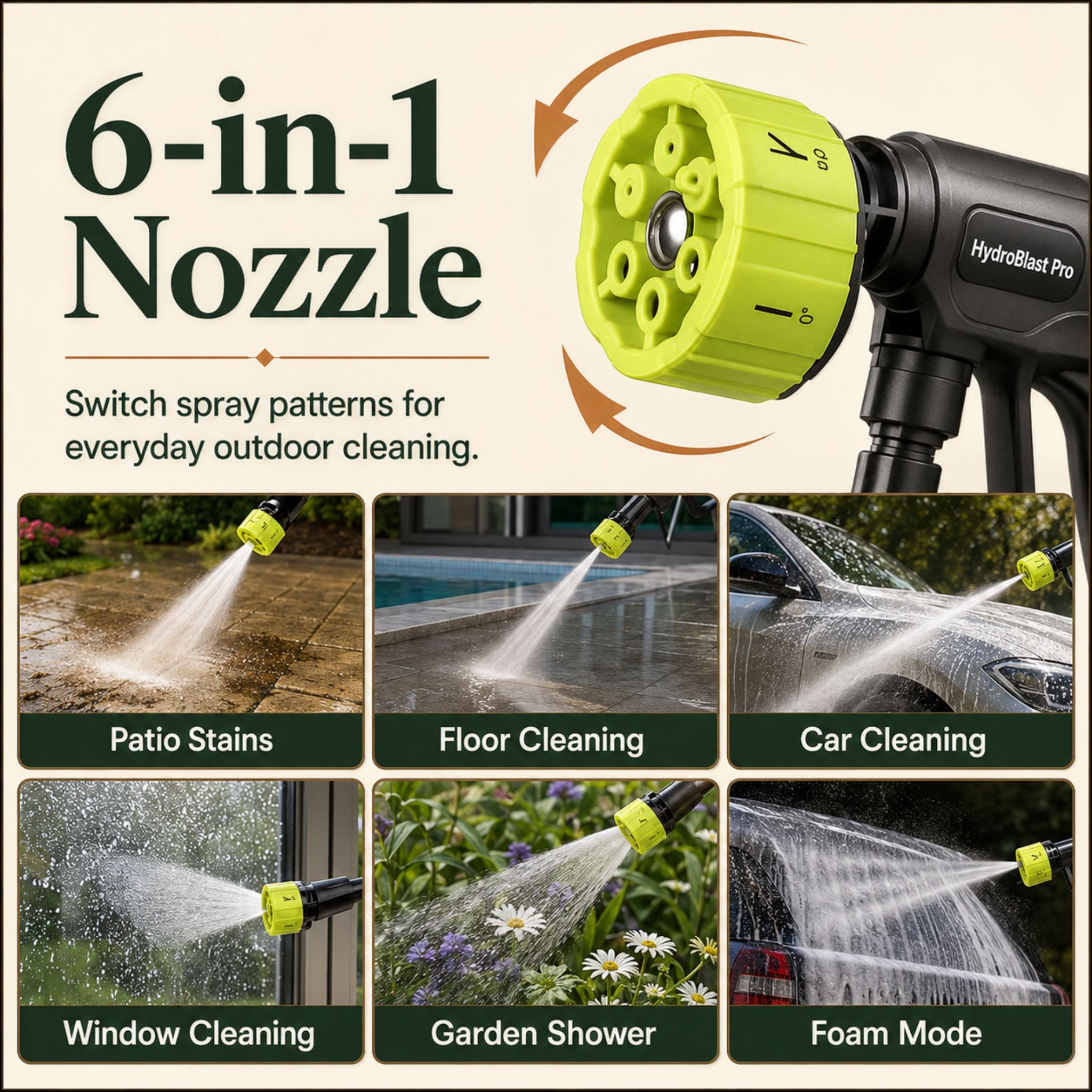 HydroBlast Pro™ 2.0 |  Cordless Pressure Washer