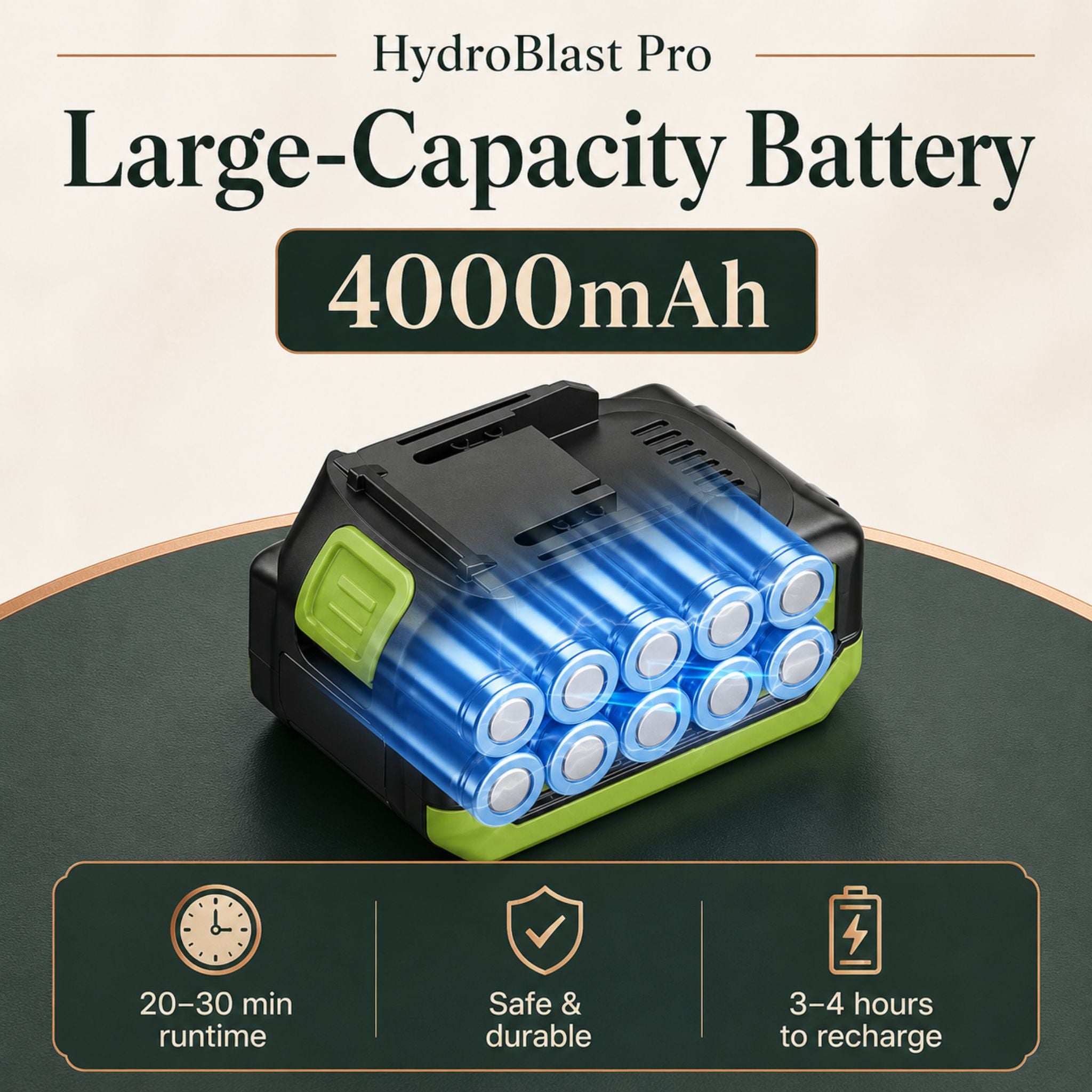 HydroBlast Pro™ 2.0 |  Cordless Pressure Washer