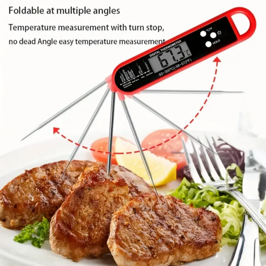 Amerivale GrillGuard instant-read meat thermometer with large digital temperature display