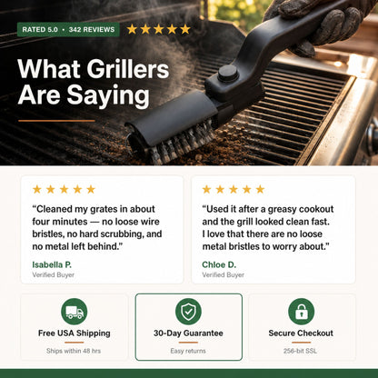 Verified buyer reviews of the Amerivale GrillShield Pro electric grill brush