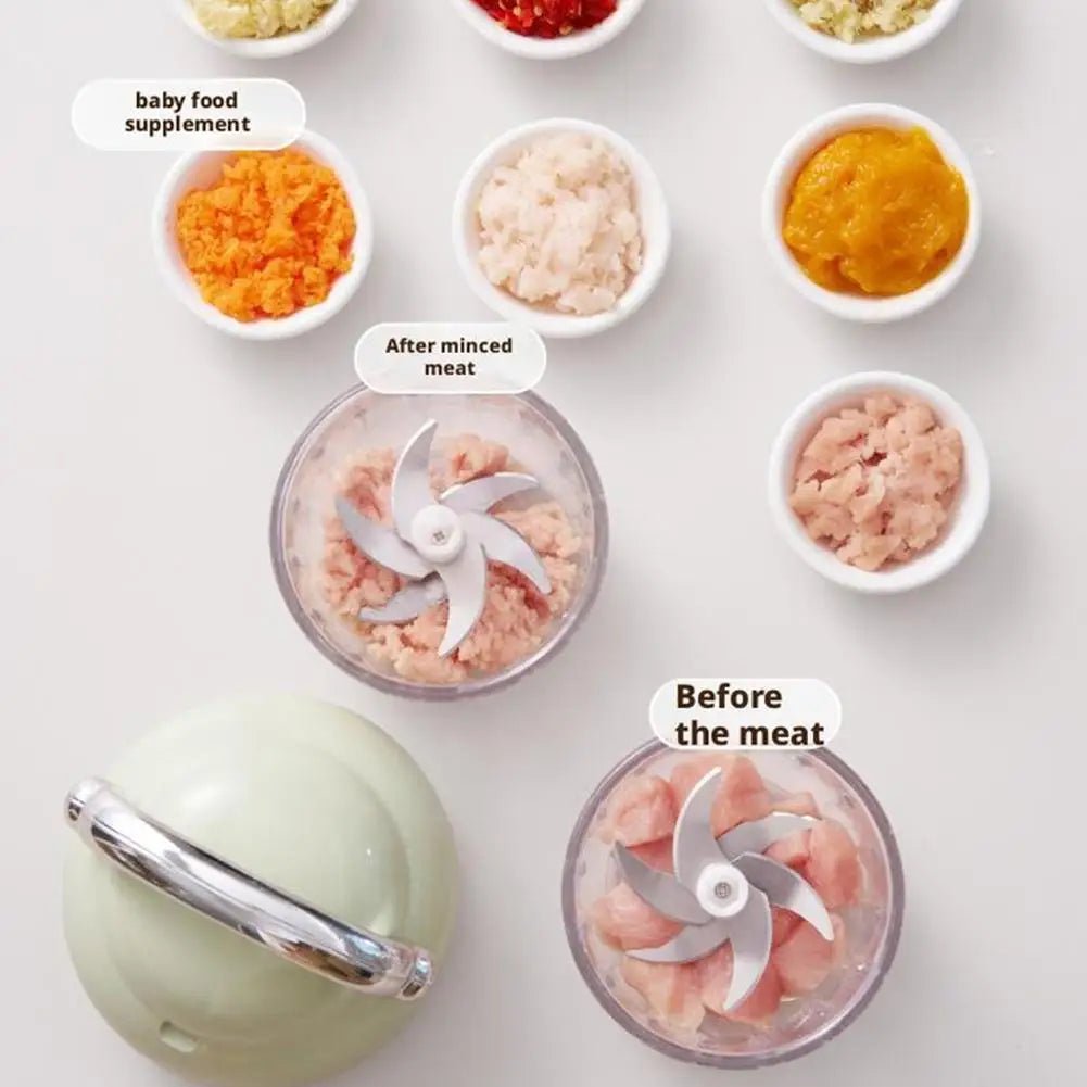 ChopMate™ Pro 2.0 — Cordless Mini Food Processor (USB Rechargeable, Dishwasher - Safe) - amerivale