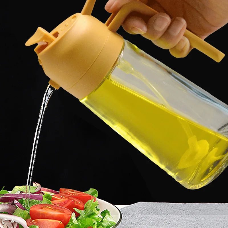 DripLock™ Oil Dispenser | Mess - Free Spray & Pour Control - amerivale