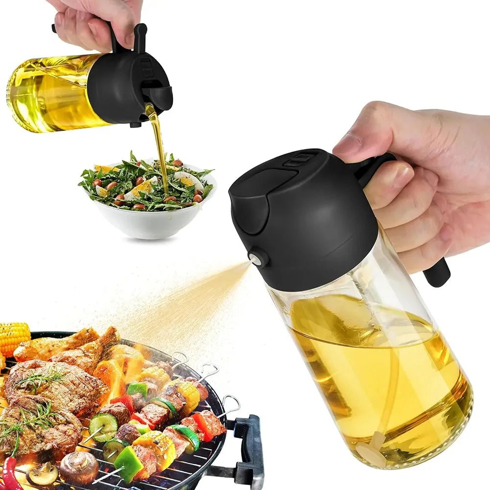 DripLock oil sprayer clog-free nozzle design that never blocks or drips