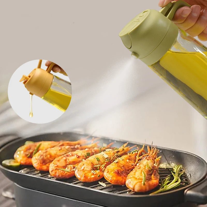 DripLock oil dispenser gift set packaging for home cook or grilling enthusiast