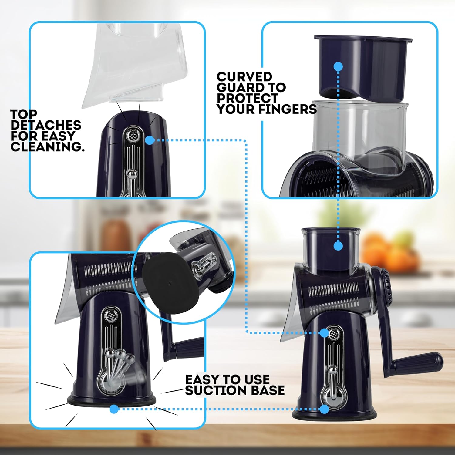 EasySpin Rotary Grater - amerivale