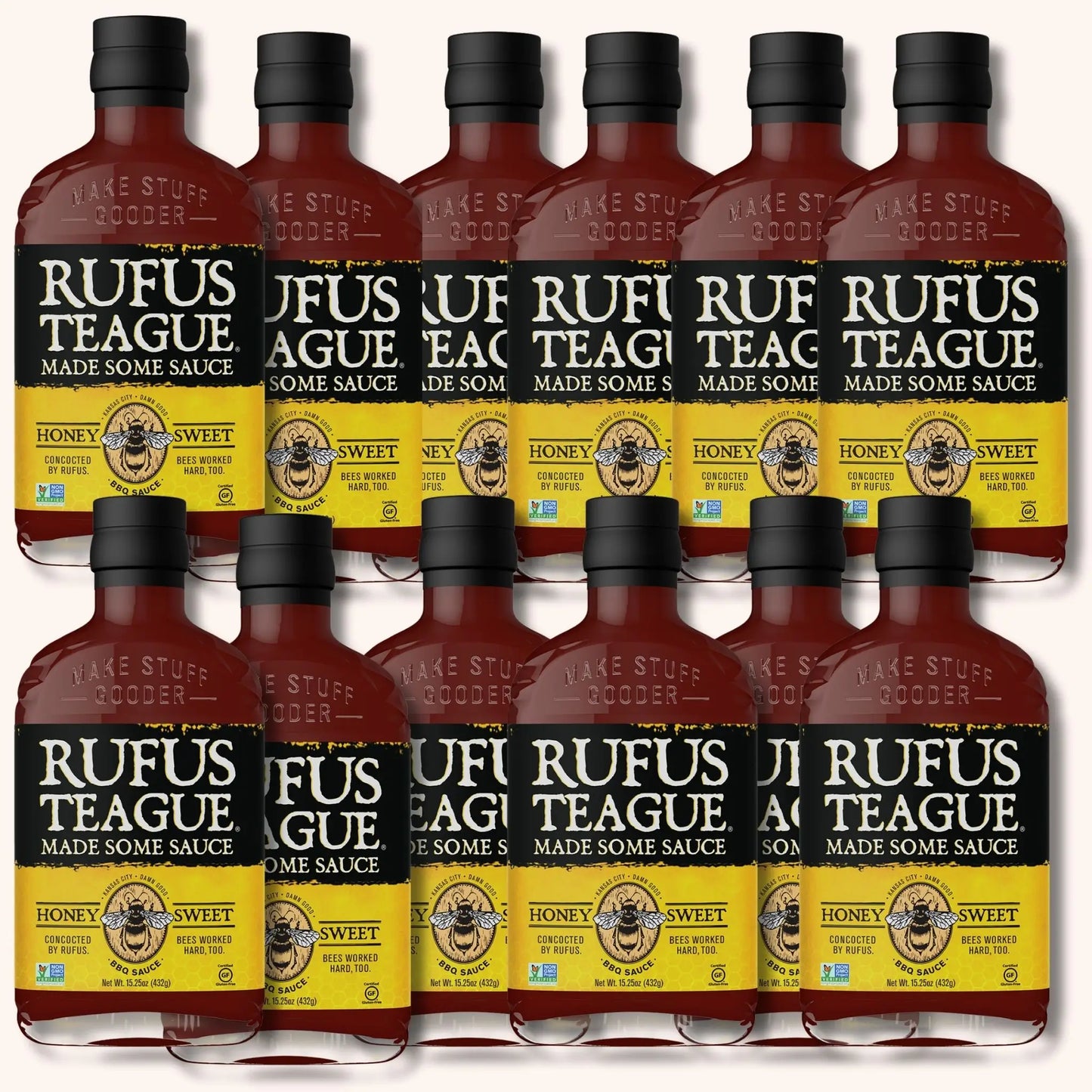 🔥 Rufus Teague Honey Sweet BBQ Sauce | Real Kansas City Flavor