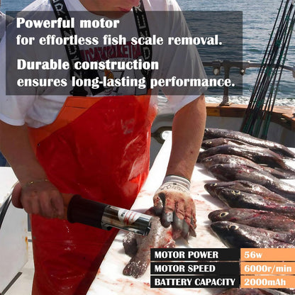 VoltFin™ Pro Cordless Electric Fish Scaler