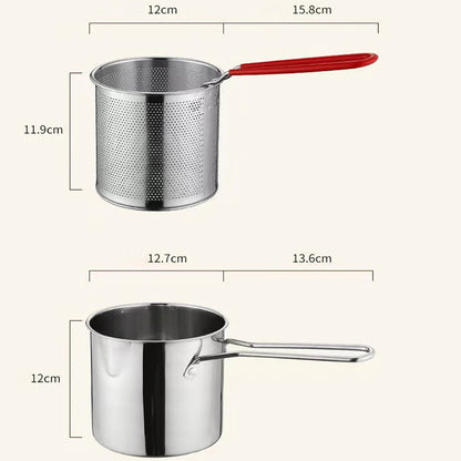 Stainless Steel Fry King™ | 4-in-1 Oil Filter Pot & Deep Fryer