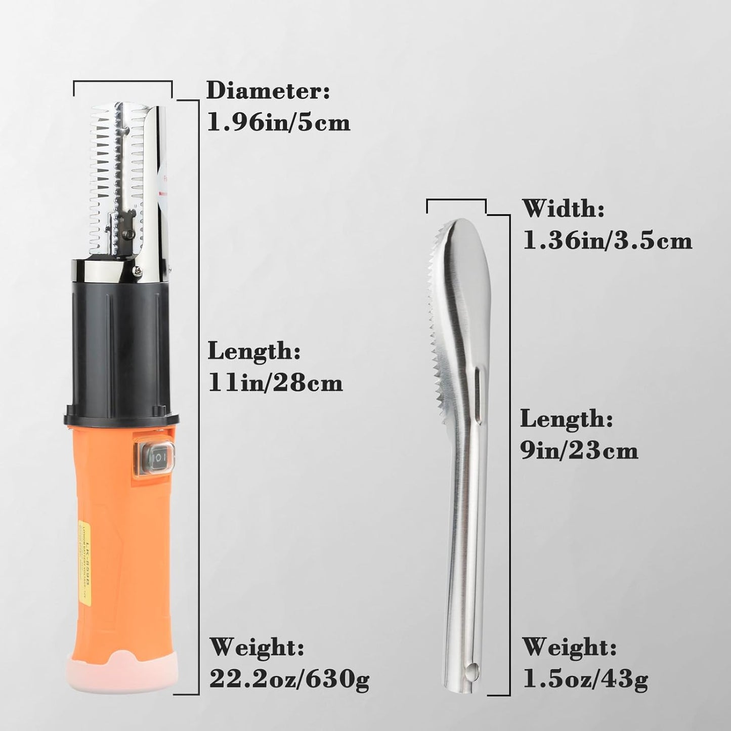 VoltFin™ Pro Cordless Electric Fish Scaler