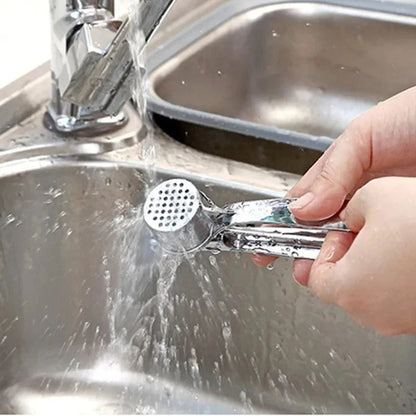 Premium Stainless Steel Garlic Press - Easy Grip, No - Peel Design - amerivale