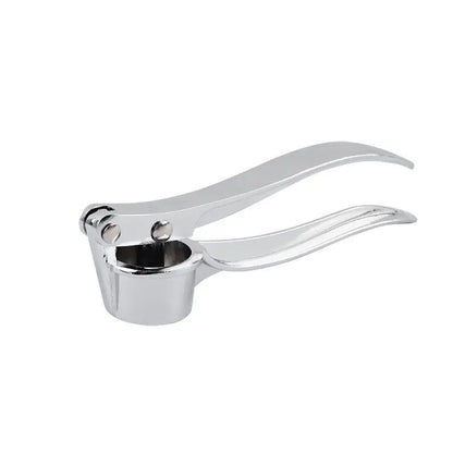 Premium Stainless Steel Garlic Press - Easy Grip, No - Peel Design - amerivale