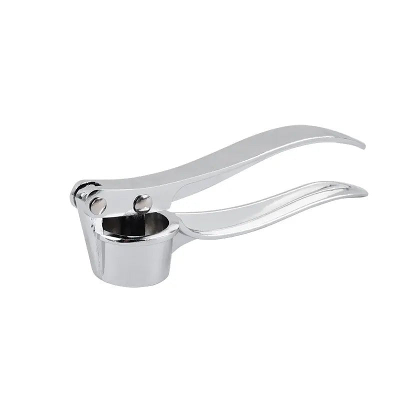 Premium Stainless Steel Garlic Press - Easy Grip, No - Peel Design - amerivale