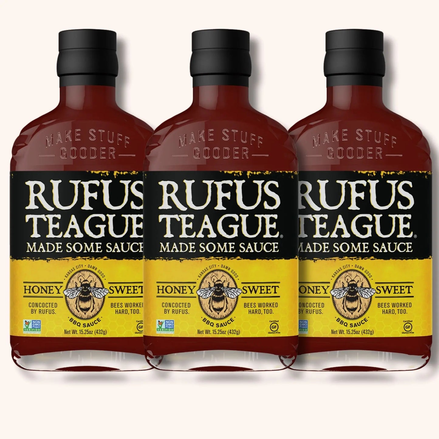 🔥 Rufus Teague Honey Sweet BBQ Sauce | Real Kansas City Flavor
