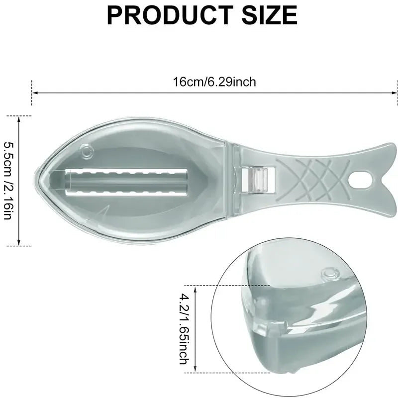 ScaleSwift™ Pro Fish Scaler | No - Mess Scale Remover with Built - In Guard - amerivale