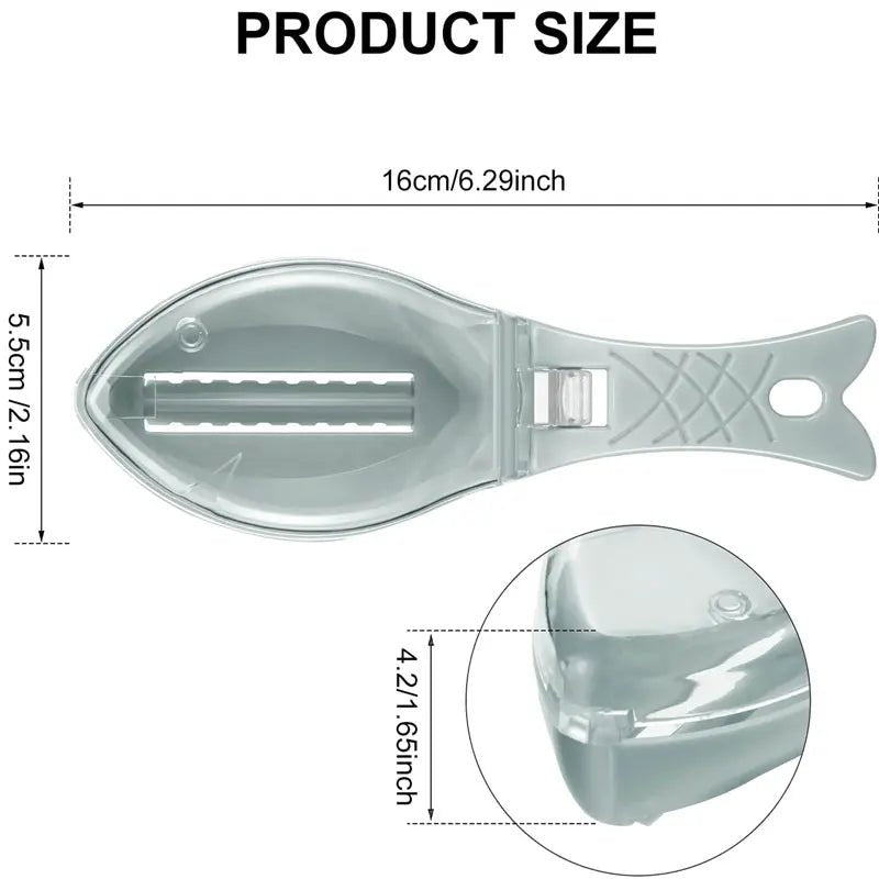 ScaleSwift™ Pro Fish Scaler | No - Mess Scale Remover with Built - In Guard - amerivale