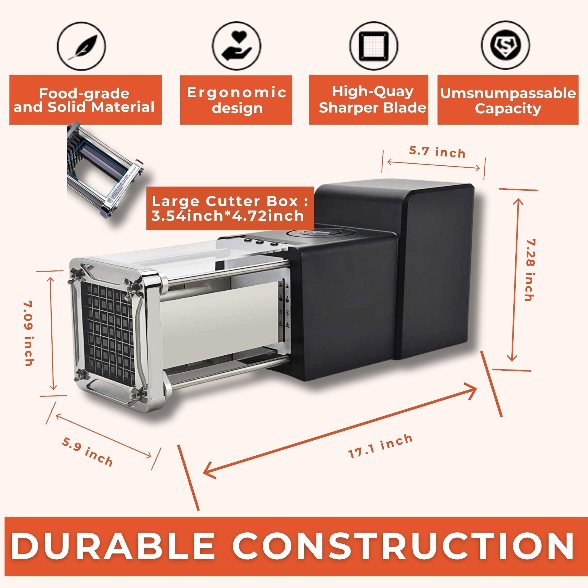 SliceSwift Pro complete package with base unit and interchangeable stainless steel cutting blades