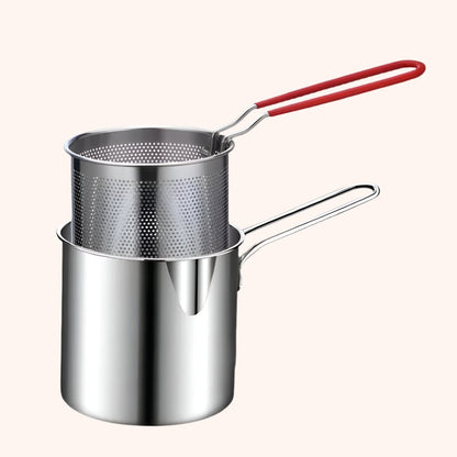 Stainless Steel Fry King™ | 4 - in - 1 Oil Filter Pot & Deep Fryer - amerivale