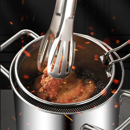 Stainless Steel Fry Pot - amerivale